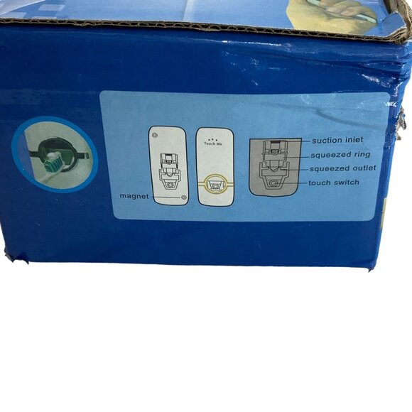 Wall Mounted Toothpaste Squeezer Dispenser NIB Restroom Bathroom Organizer White - Picture 3 of 4